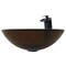 Novatto TY Glass Vessel Bathroom Sink Set, Oil Rubbed Bronze NSFC-168T057ORB - alternate 4